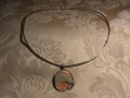nakclace, silver & copper